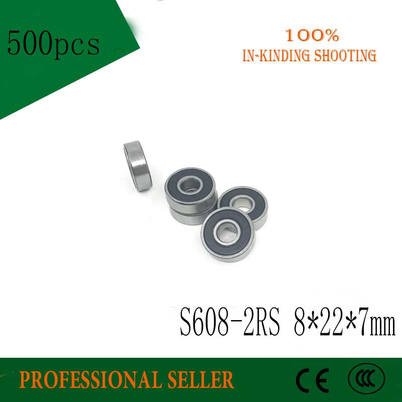 S608 2RS  8x22x7 MM Ʈ    500 ..